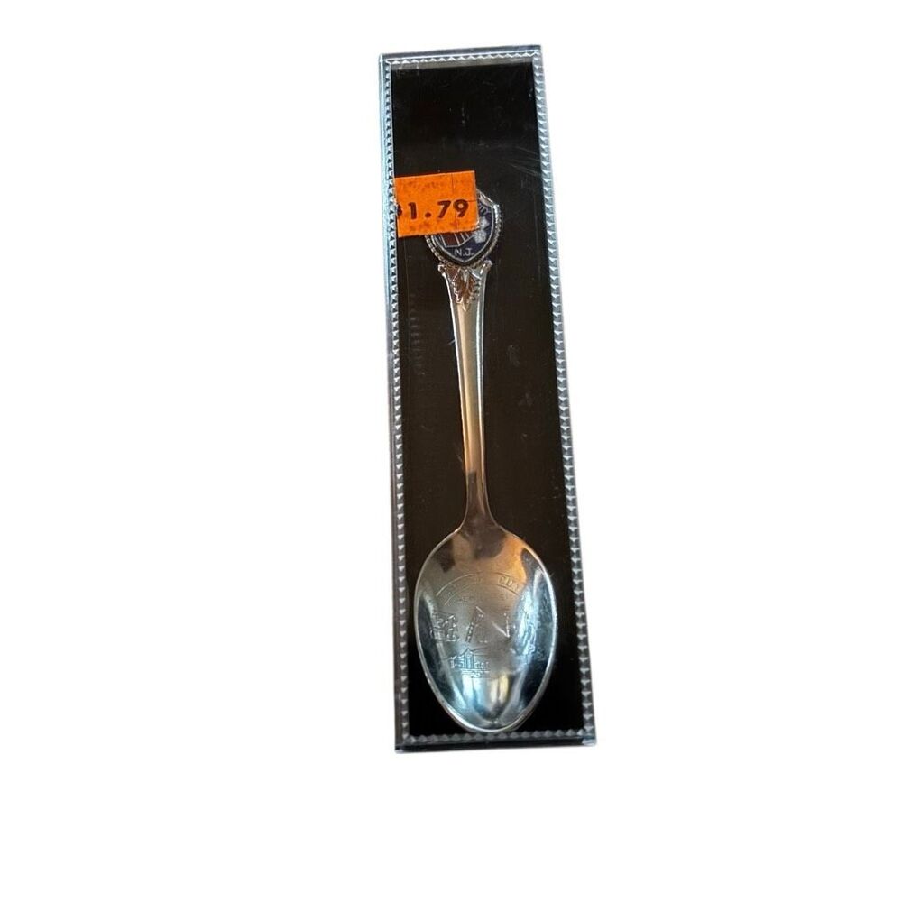 Vintage Atlantic City NJ Casino Souvenir Spoon Made in Holland Board Walk Dice